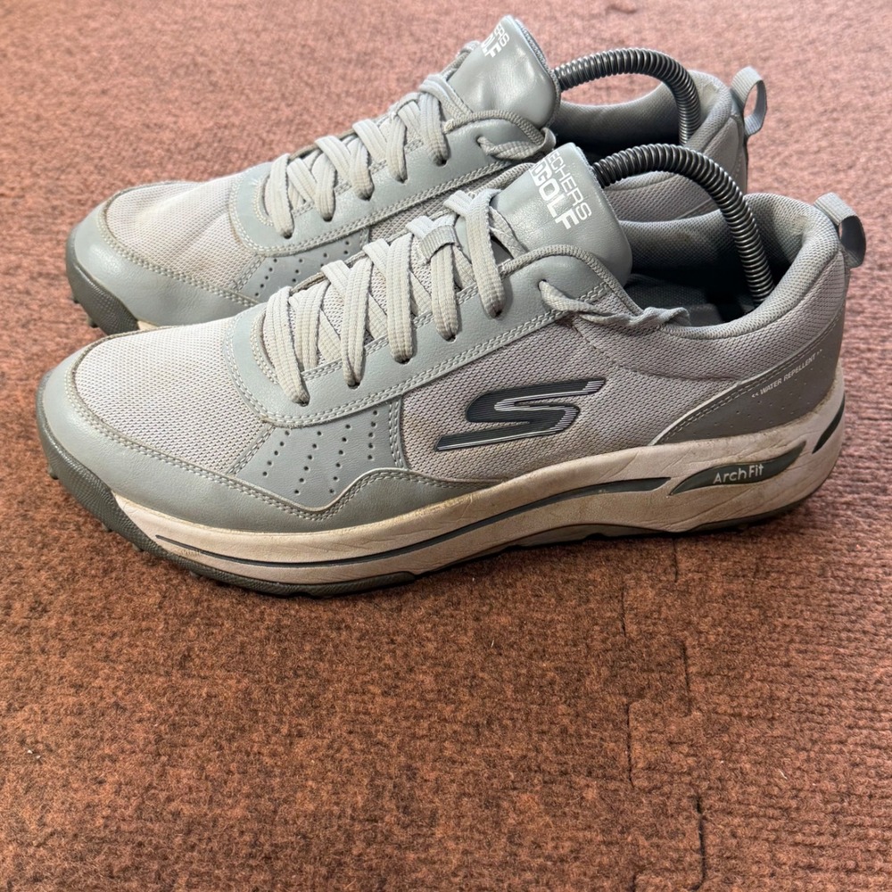 Mens 10 Skechers Go Golf Arch Fit Mens Grey Spikeless Golf Shoes 214018 Size 10 - Picture 5 of 11